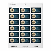 Spooky Witch Happy Halloween Rücksendeadresse Adressaufkleber (Vorne)