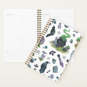Spooky Witch Pattern Planer