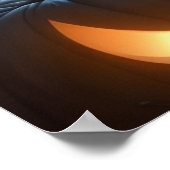 Spooky Witch und Jack-O-Lanterns Poster (Ecke)