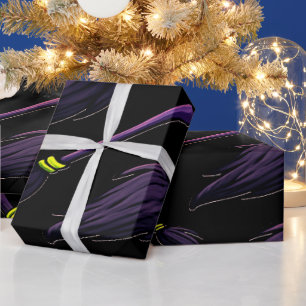 Spooky Witch Wrapping Paper Niedlich Geschenkpapier