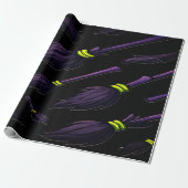 Spooky Witch Wrapping Paper Niedlich Geschenkpapier (Ungerollt)