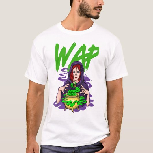 Spooky Witches And Potions Wap Costume For Hallowe T-Shirt (Vorderseite)