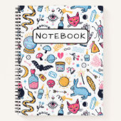 Spooky Witchy Magic Notizblock (Vorderseite)