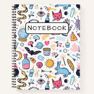 Spooky Witchy Magic Notizblock