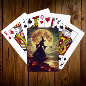 Spooky Witz Full Moon Halloween Spielkarten