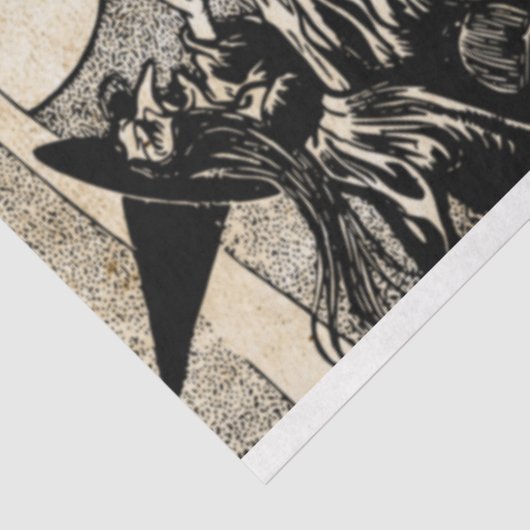 Spooky Witz & Graveyard Silhouetten Seidenpapier (Ausschnitt)