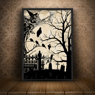 Spooky Witz & Graveyard Silhouetten Seidenpapier