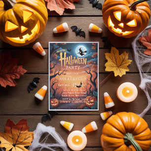 Spooky Witz & Spuk Halloween-Party Einladung