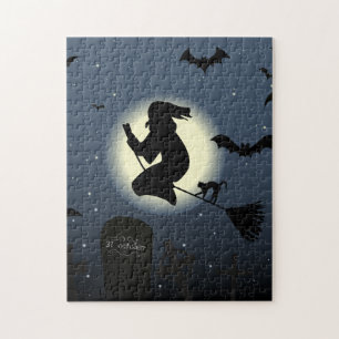 Spooky Witz und Fledermäuse Puzzle