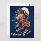 Spooky Wolf Postkarte (Vorne/Hinten)