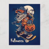 Spooky Wolf Postkarte (Vorderseite)