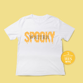 Spooky Writer Author Halloween T - Shirt