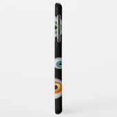 Spooky Zombie Bloodshot Eyeballs Black Case-Mate iPhone Hülle (Hinten/Links)