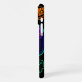 Spooky Zombie Gamer Halloween-Keuchkissen iPhone Hülle (Linke Seite)