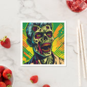 Spooky Zombie Halloween-Party Serviette (Beispiel)