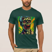 Spooky Zombie Halloween-Party T-Shirt (Vorderseite)