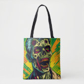 Spooky Zombie Halloween-Party Tasche (Vorderseite)