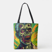 Spooky Zombie Halloween-Party Tasche (Rückseite)