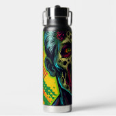 Spooky Zombie Halloween-Party Trinkflasche (Vorderseite)