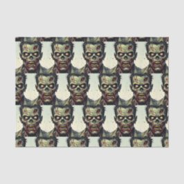 Spooky Zombie Halloween Seidenpapier