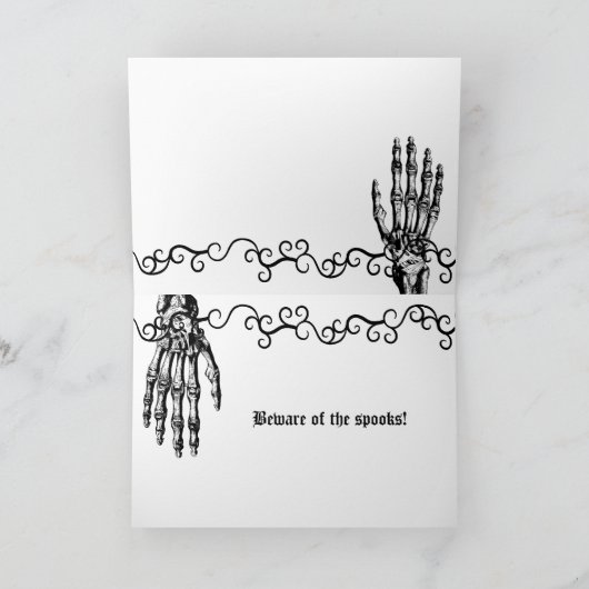 Spooky Zombie Hände Karte (Innenseite)