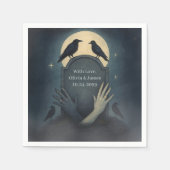 Spooky Zombie Romance Wedding Napkins Serviette (Vorderseite)