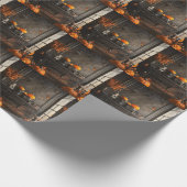 Spooky Zuhause Halloween Collection Geschenkpapier (Ecke)