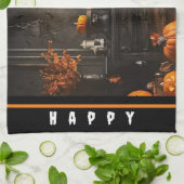 Spooky Zuhause Halloween Collection Geschirrtuch (Gefaltet)