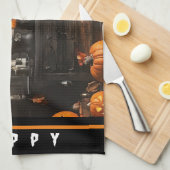 Spooky Zuhause Halloween Collection Geschirrtuch (Viertel Falte)