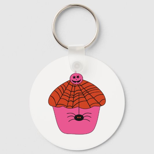 Spookylish Halloween Cupcake Schlüsselanhänger (Vorderseite)