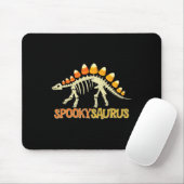 Spookysaurus Candy Corn Dinosaur Skelett Frohes Ha Mousepad (Mit Mouse)