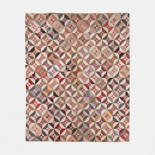 Spool quilt fleecedecke (Vorderseite)