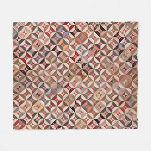 Spool quilt fleecedecke (Vorderseite (Horizontal))