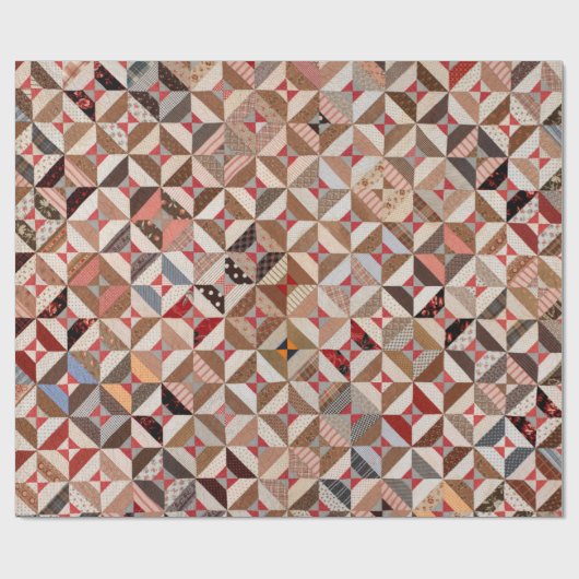 Spool quilt geschenkpapier (Flach)