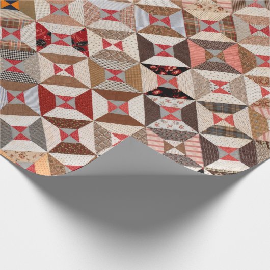 Spool quilt geschenkpapier (Ecke)