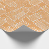 Spools für Nähnaht Geschenkpapier (Ecke)