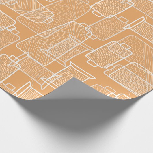 Spools für Nähnaht Geschenkpapier (Ecke)