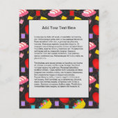 Spools Nähen Threads Buttone Decken Seamstress Flyer (Vorne)