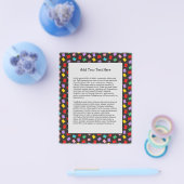 Spools NähThreads Black Dressmaker Seamstress Flyer (Einzeln)