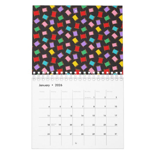 Spools Sewing Threads Black Dressmaker Seamstress Kalender (Jan 2026)
