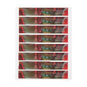 Spools von Weihnachten Weihnachtsfeiertag Rot und (Bogen)