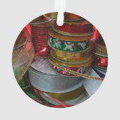 Spools von Weihnachten Weihnachtsfeiertag Rot und  Ornament (Rückseite)