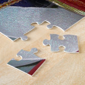 Spools von Weihnachten Weihnachtsfeiertag Rot und Puzzle (Seite)