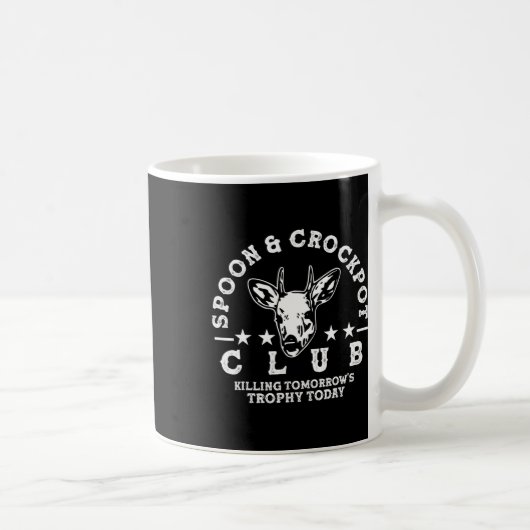 Spoon and Crockpot Club Die Trophäe der Hirschen H Kaffeetasse (Rechts)