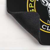 Spoon and Crockpot Club Funny Junting Design Mousepad (Ecke)