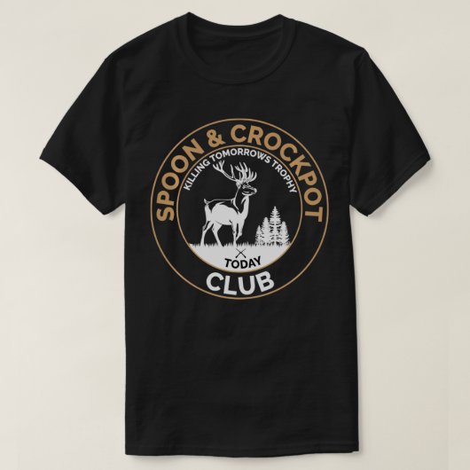 Spoon and Crockpot Club Killing Tomorrows Trophy T T-Shirt (Design vorne)