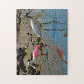 Spoon Bill Wood Stork Florida Puzzle (Vertikal)