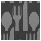 Spoon Knife Fork Graphic Stoff (Nahaufnahme)