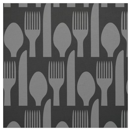 Spoon Knife Fork Graphic Stoff (Muster)