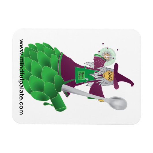 Spoon Mage Kitchen Magnet (Horizontal)